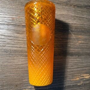 Starbucks Amber Orange Tumbler
